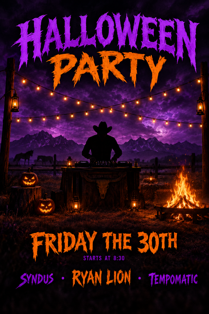Halloween Party renegade — Friday October 30 flyer